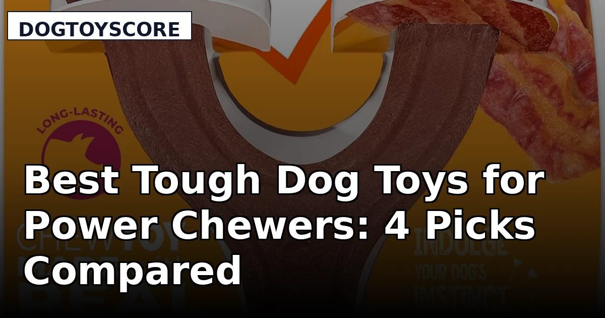 Best Tough Dog Toys for Power Chewers: 4 Picks Compared