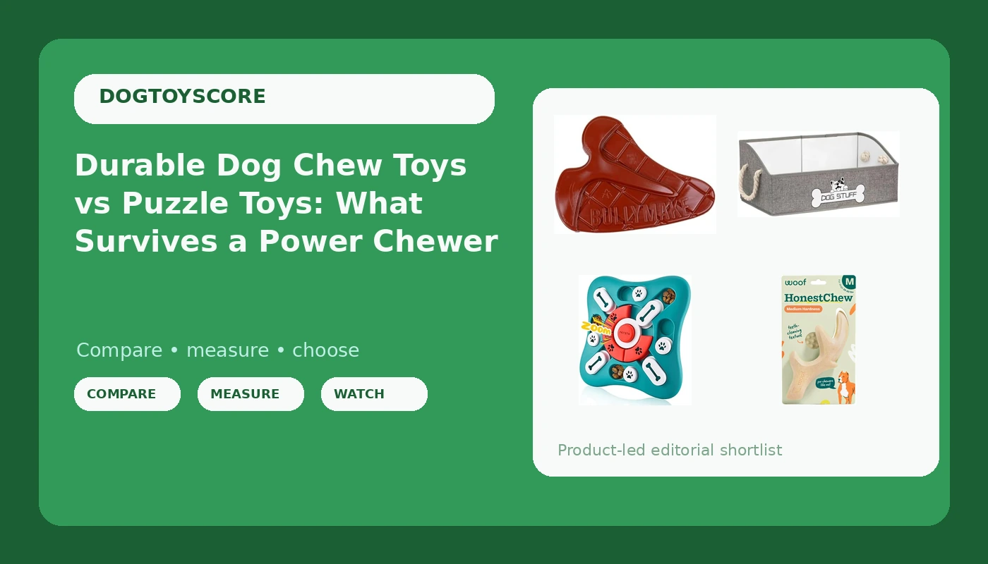 Durable Dog Chew Toys vs Puzzle Toys: What Survives a Power Chewer