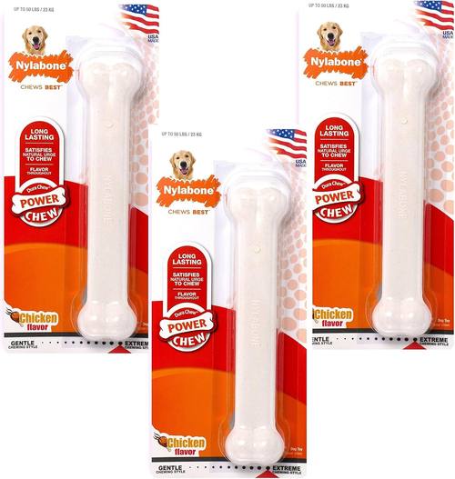Pet Supplies : Nylabone 3 Pack of DuraChew Bone Dog Toy, XL/Giant, Chicken Flavor, Made in The USA : Amazon.com