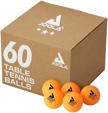 JOOLA Training 3 Star Table Tennis Balls, 40mm Bulk Pack